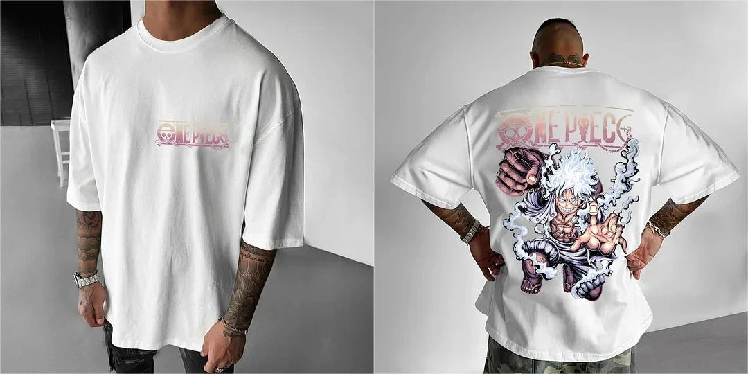 One Piece — Luffy Family Harajuku Parent & Child Tee - Neon Districts