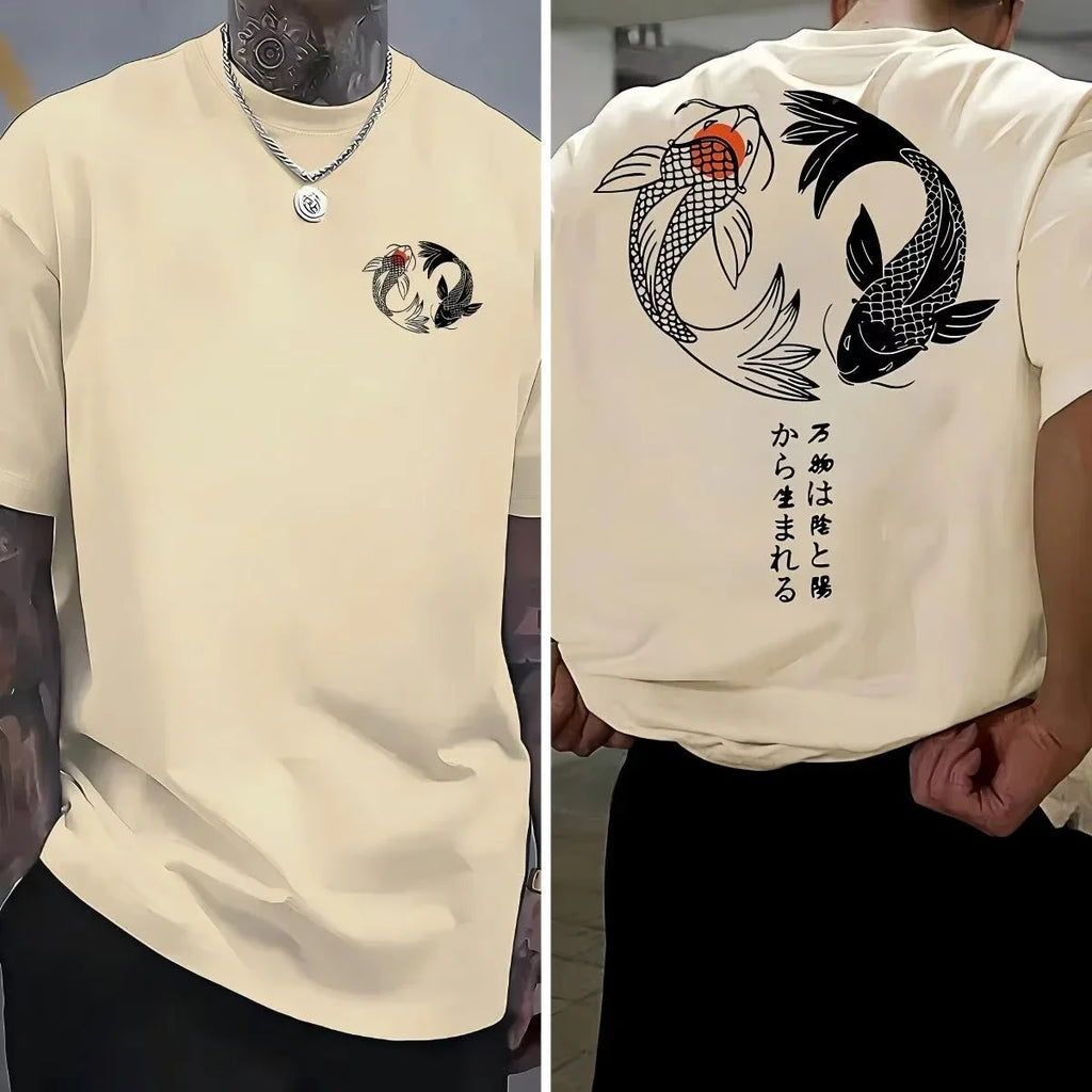 Koi — Harajuku Japanese Pattern Street Tee - Neon Districts