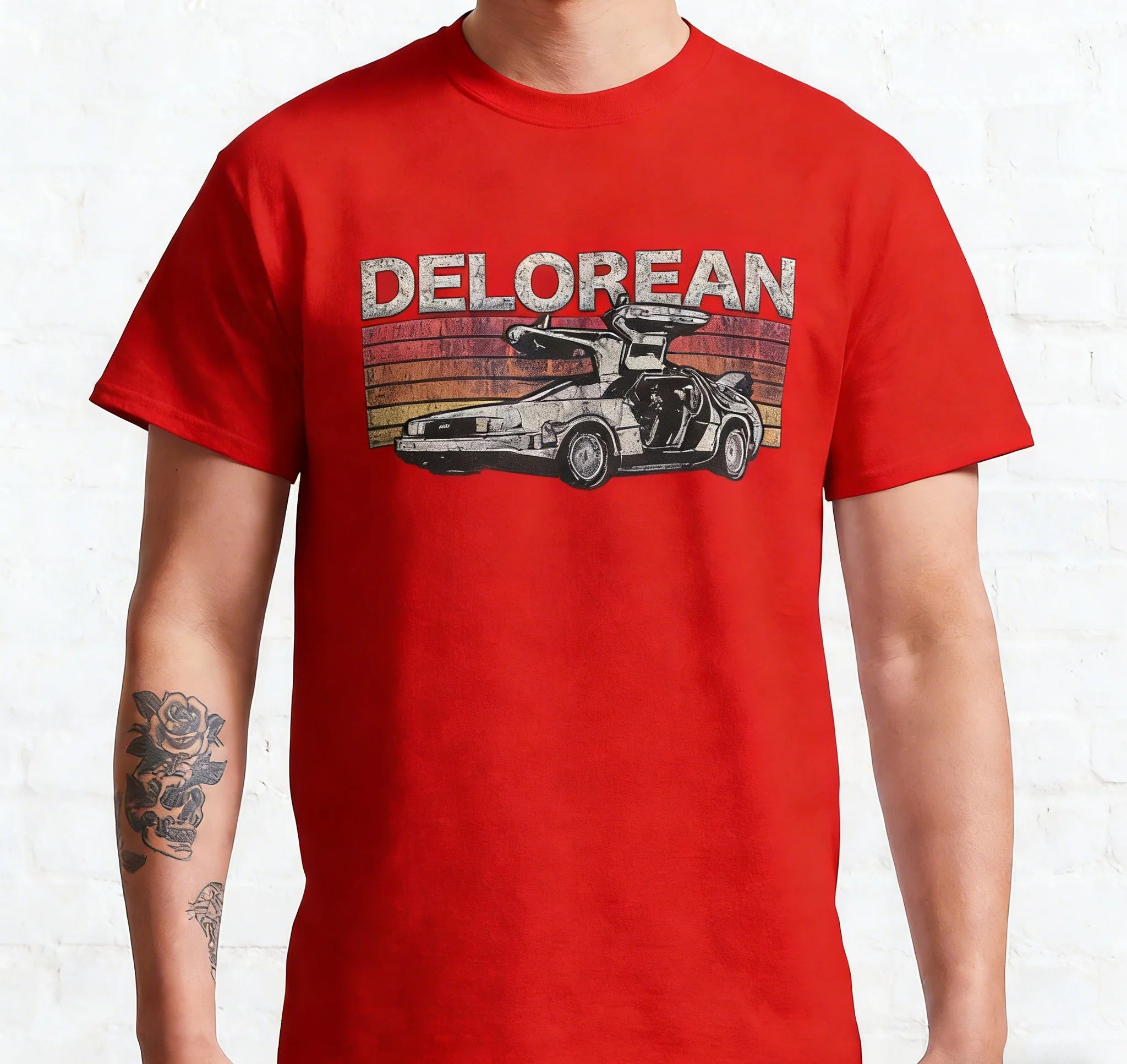 Delorean T shirt - Color Cotton Tshirt-JCS 2