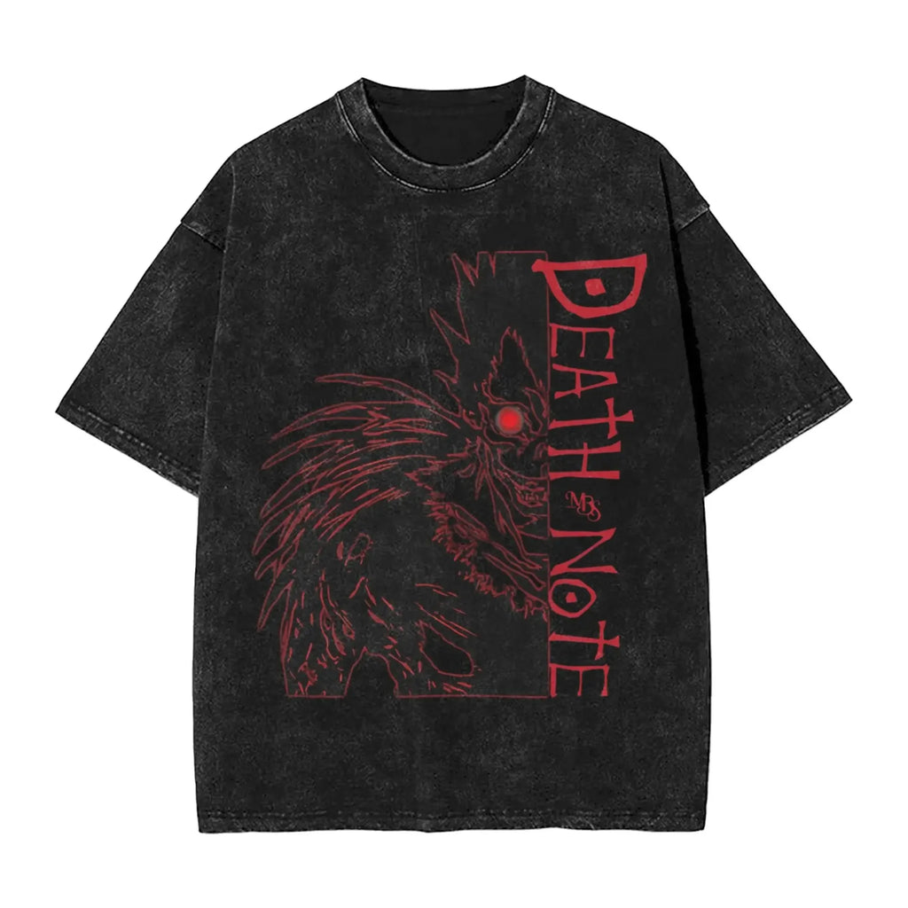 Death Note — L Lawliet Washed Oversized Tee