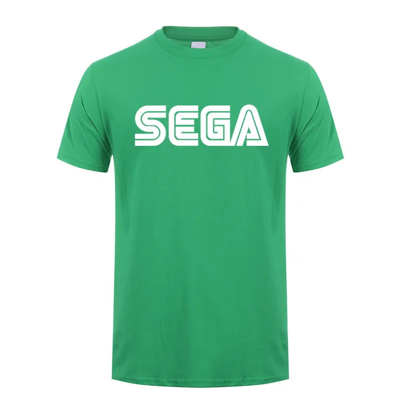Sega — Logo Casual Cotton Summer Tee - Neon Districts