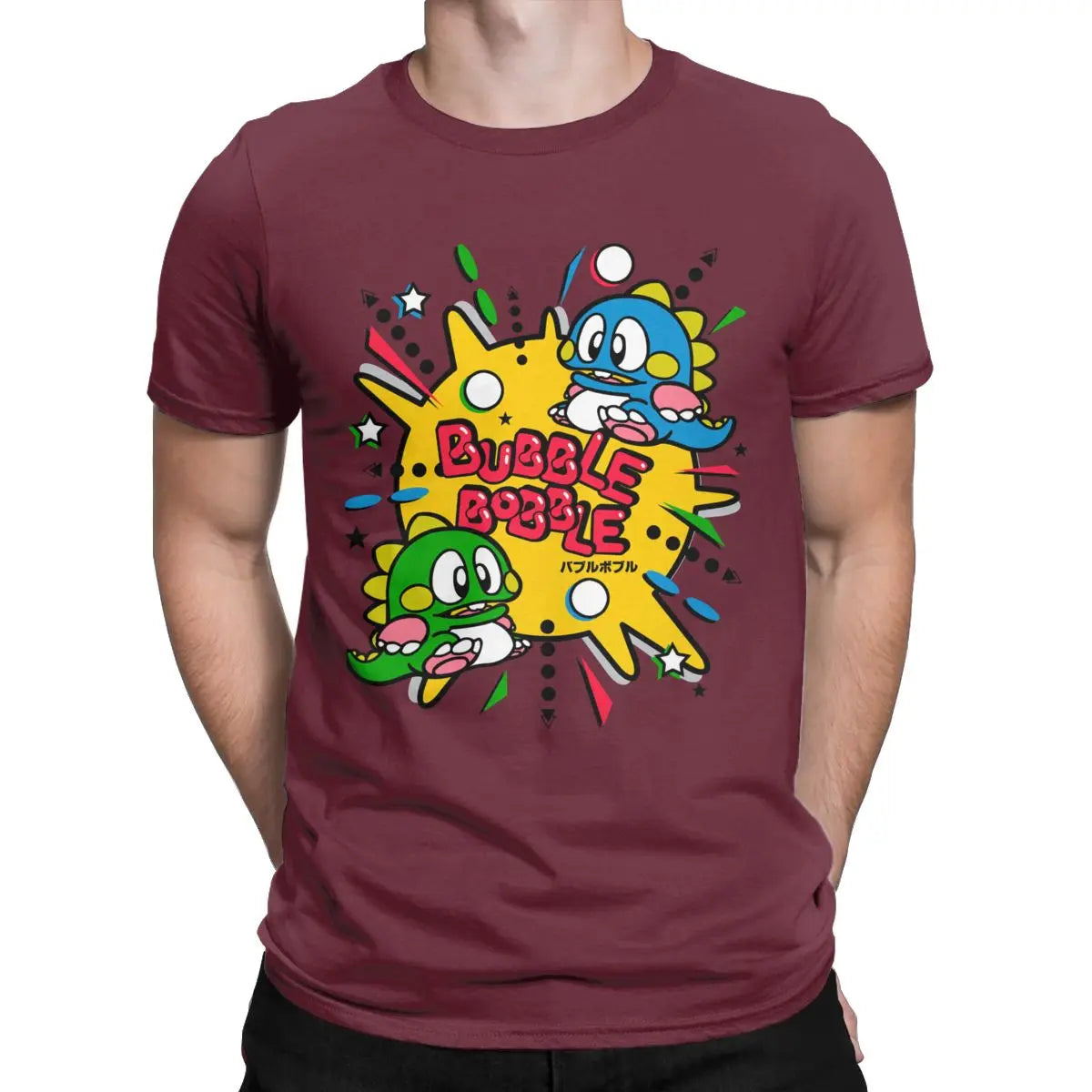 Bubble Bobble — Bub & Bob NES Arcade Retro Tee - Neon Districts