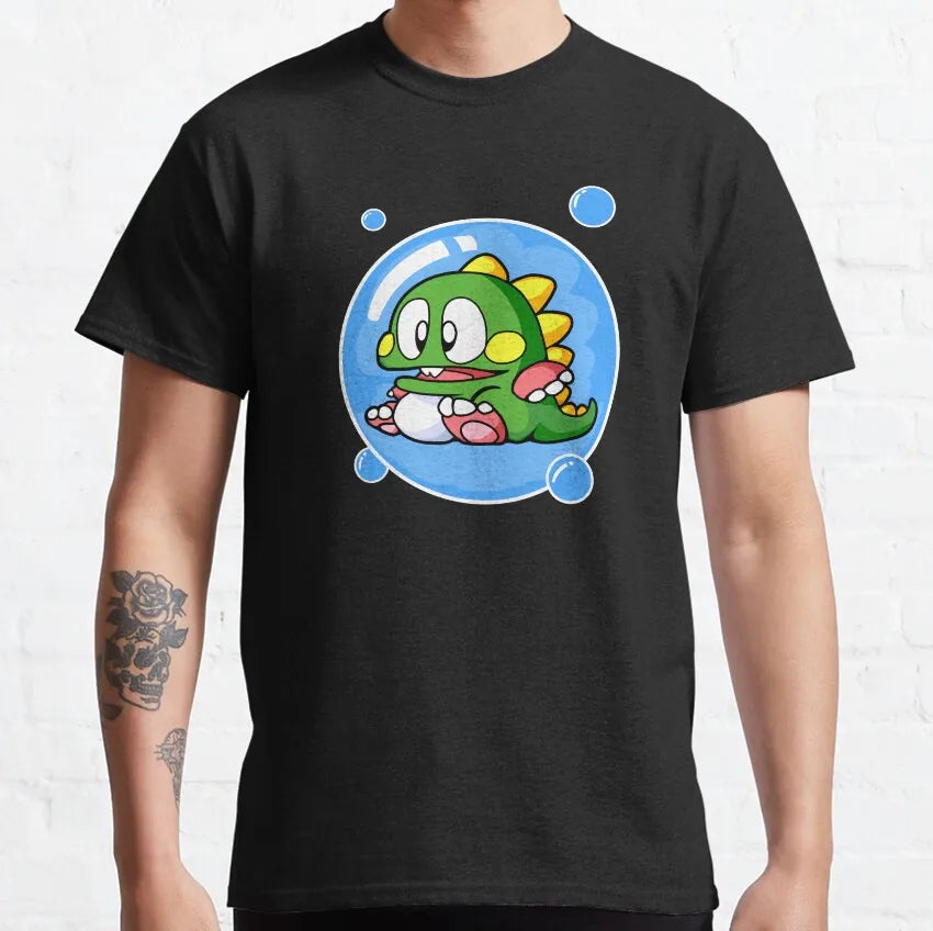 Bubble Bobble — Bub & Bob NES Arcade Retro Tee - Neon Districts