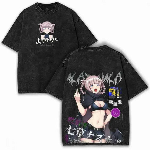Call of the Night Nazuna Washed Vintage Tee