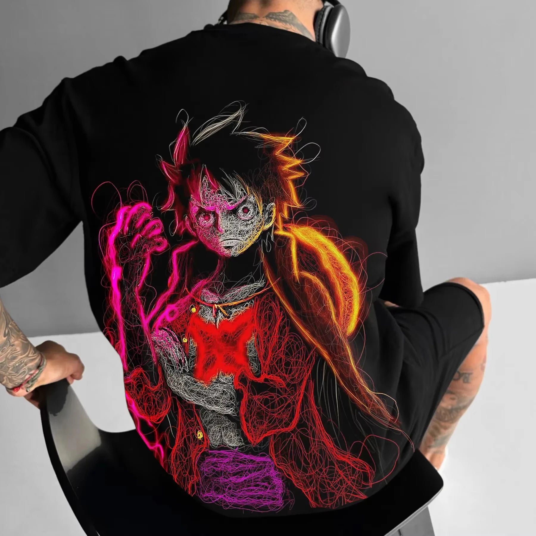 One Piece Harajuku Collab Tee - Neon Districts
