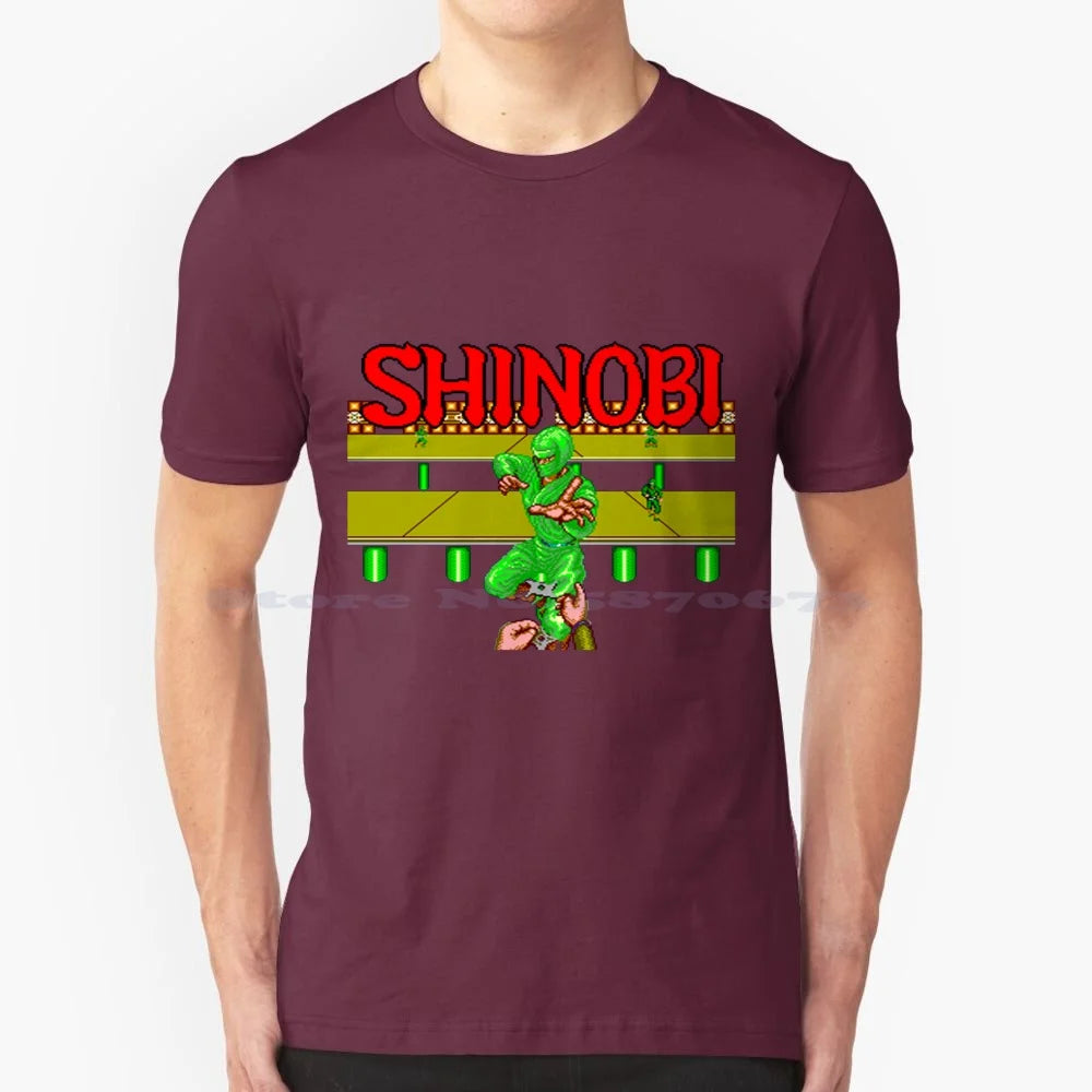 Shinobi — Sega Master System Arcade Ninja Tee - Neon Districts