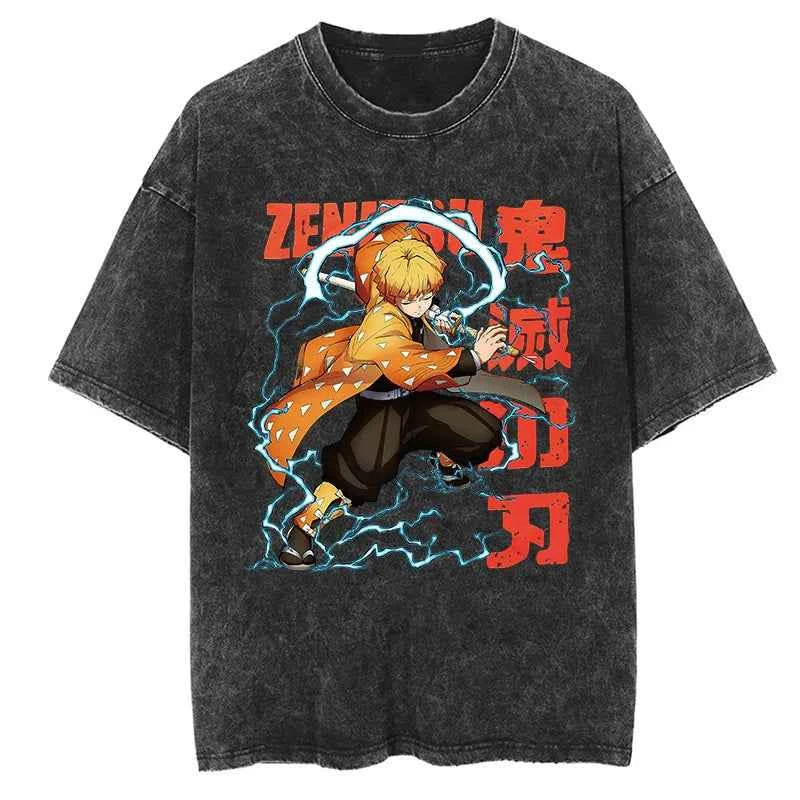 Harajuku Vintage Oversized Graphic Tee
