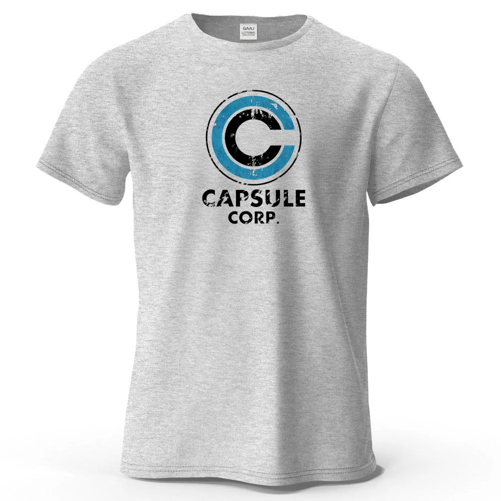 Dragon Ball — Capsule Corp Logo Streetwear Tee - Neon Districts