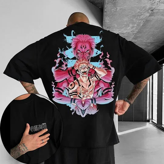 Jujutsu Kaisen — Sukuna & Itadori Parent & Child Tee - Neon Districts