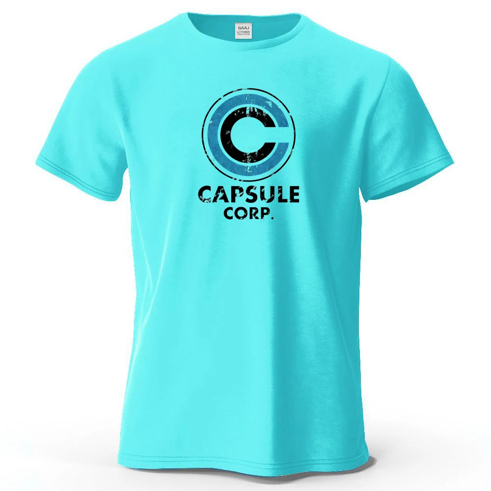 Dragon Ball — Capsule Corp Logo Streetwear Tee - Neon Districts