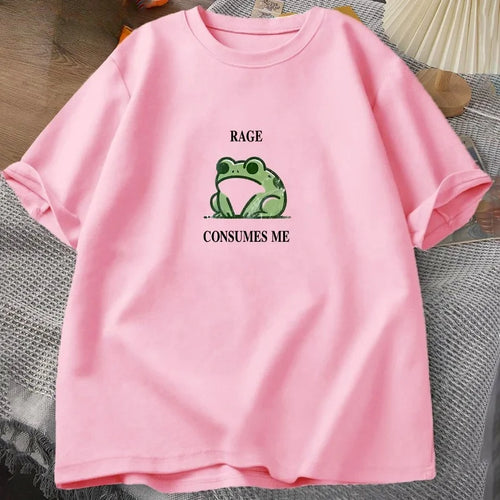 "Rage Consumes Me" — Silly Frog Vintage Graphic Tee - Neon Districts