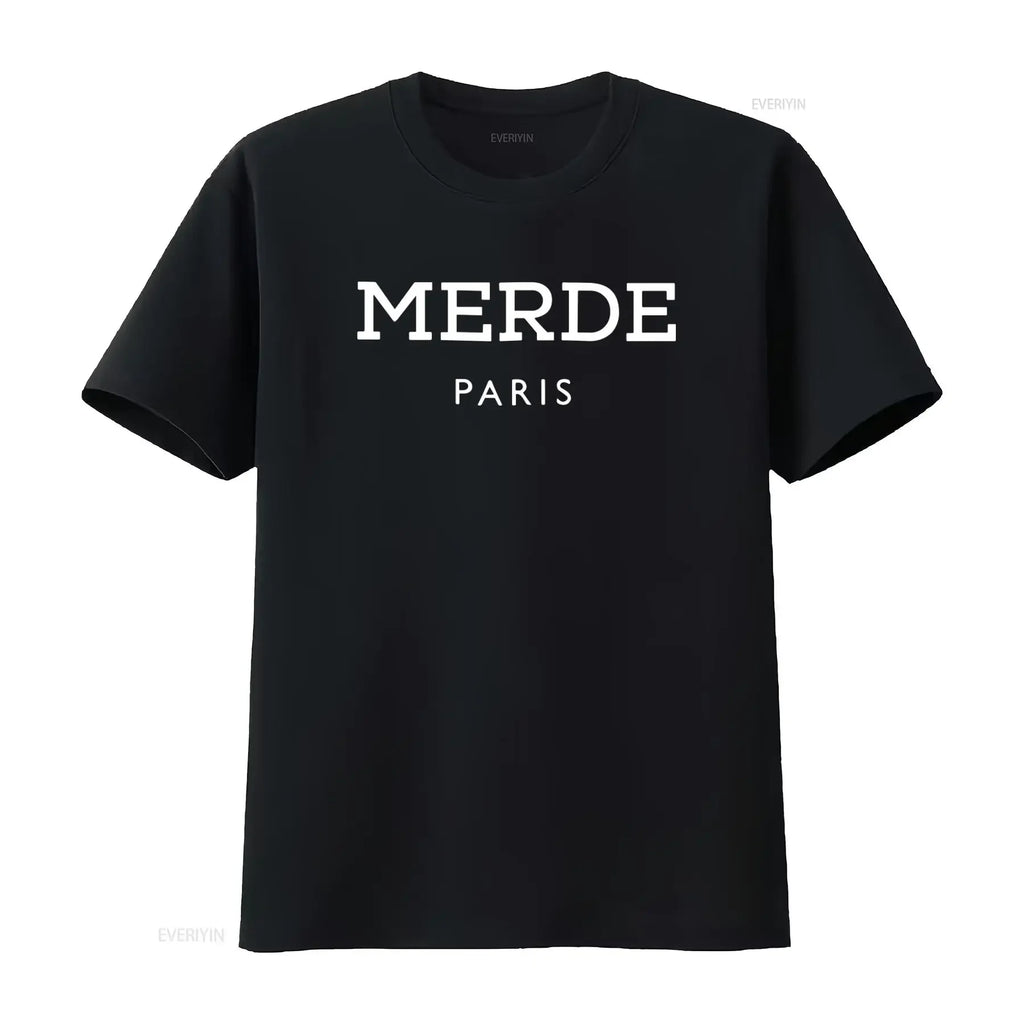 Merde Paris Vintage Washed Tee - Neon Districts