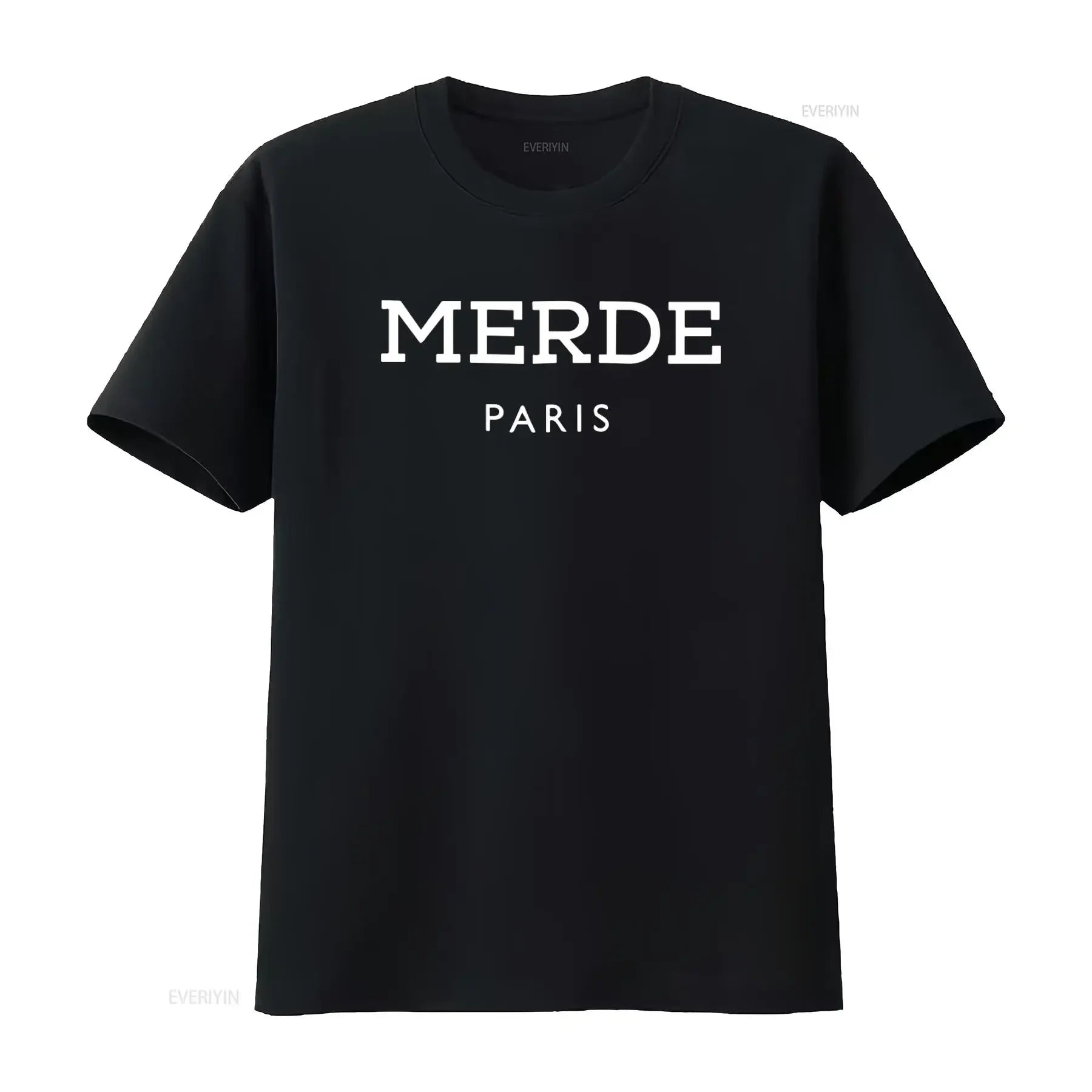 Merde Paris Vintage Washed Tee - Neon Districts