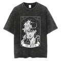 JoJo's Bizarre Adventure — Vintage Washed Hip Hop Streetwear Tee - Neon Districts