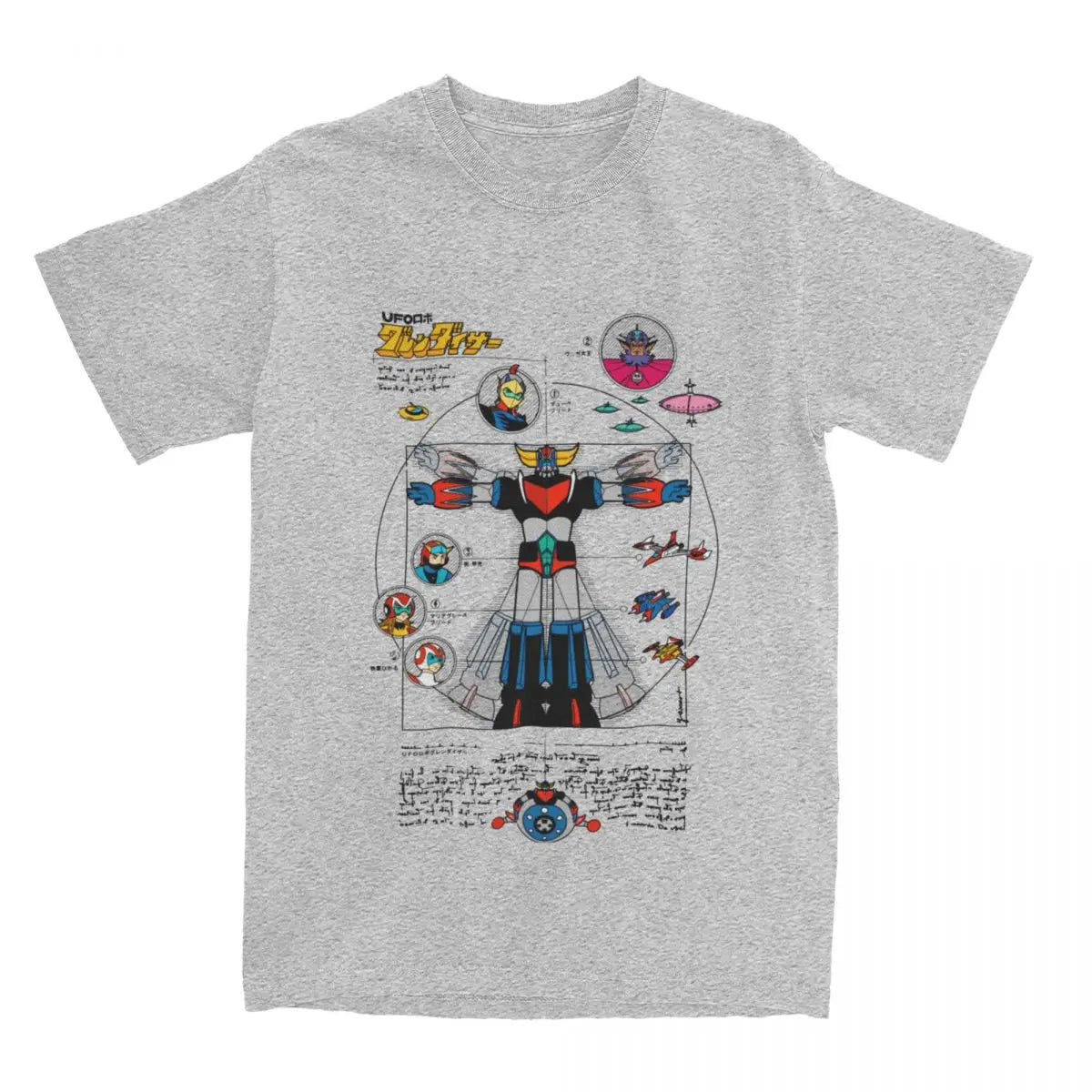 UFO Robot Grendizer Goldorak Graphic Tee – Pure Cotton Mecha
