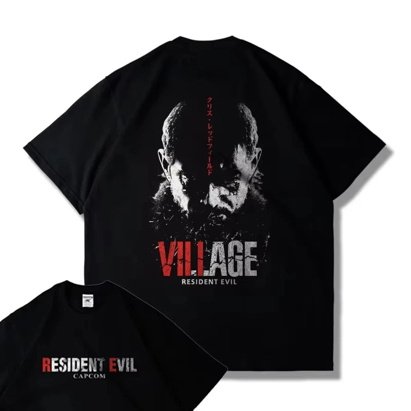 Resident Evil 4 Leon Harajuku Tee – RE4 Remastered Y2K Shirt