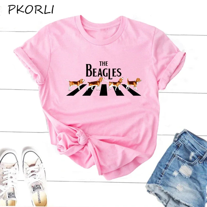 The Beagles Band Tee - Neon Districts