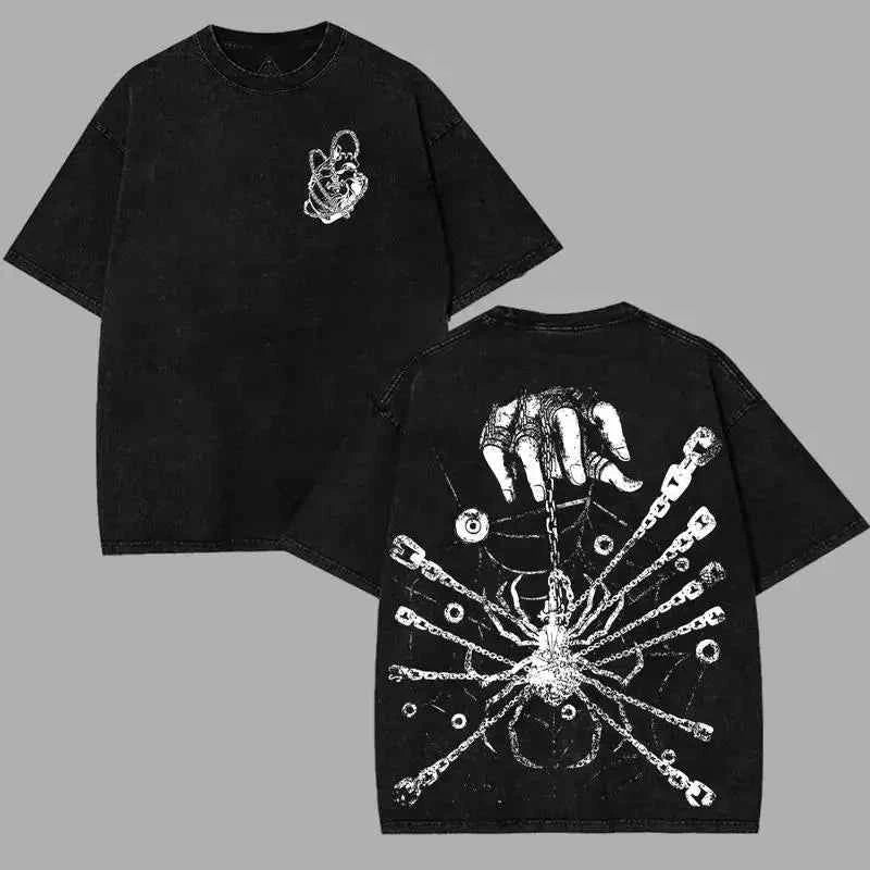 Hunter x Hunter Kurapika Graphic Tee – Washed Anime Shirt