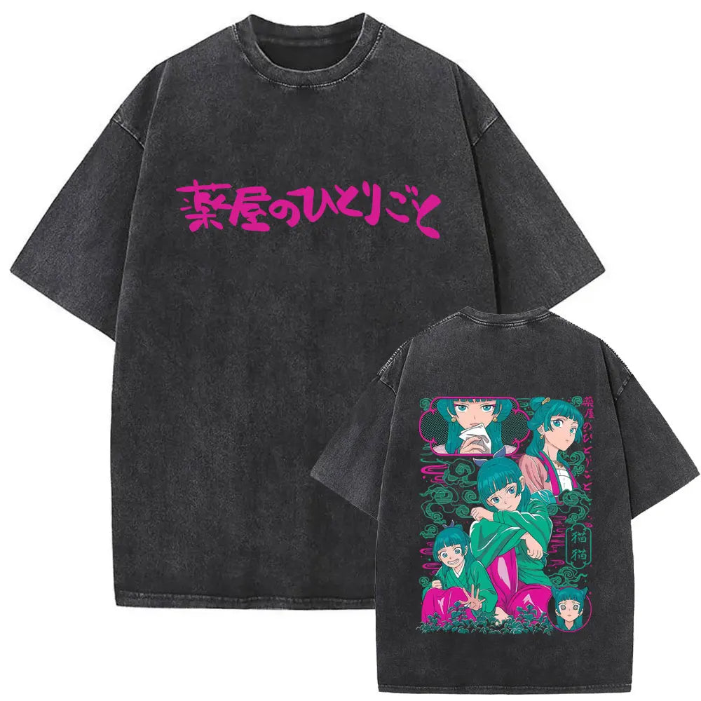 Apothecary Diaries Maomao Vintage Washed Tee – Manga Graphic