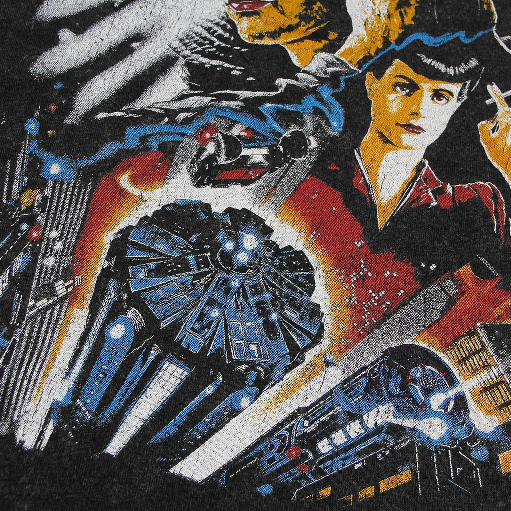 Blade Runner — Deckard & Rachael Cyberpunk Washed Tee