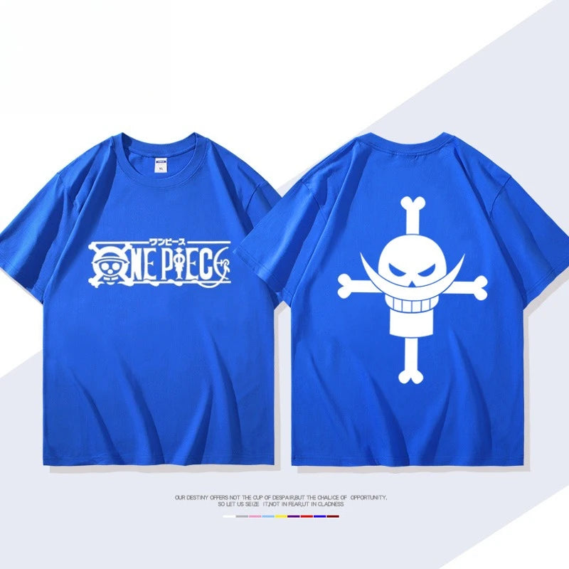 One Piece — Edward Newgate Whitebeard Graphic Tee - Neon Districts