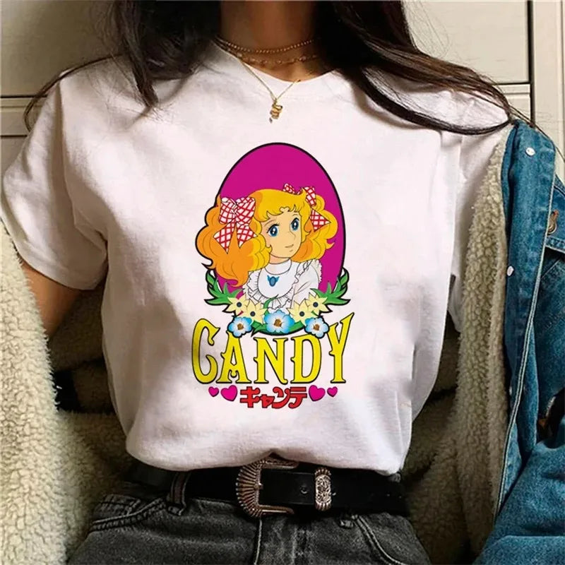 Candy Cartoon Harajuku Streetwear Tee - Neon Districts