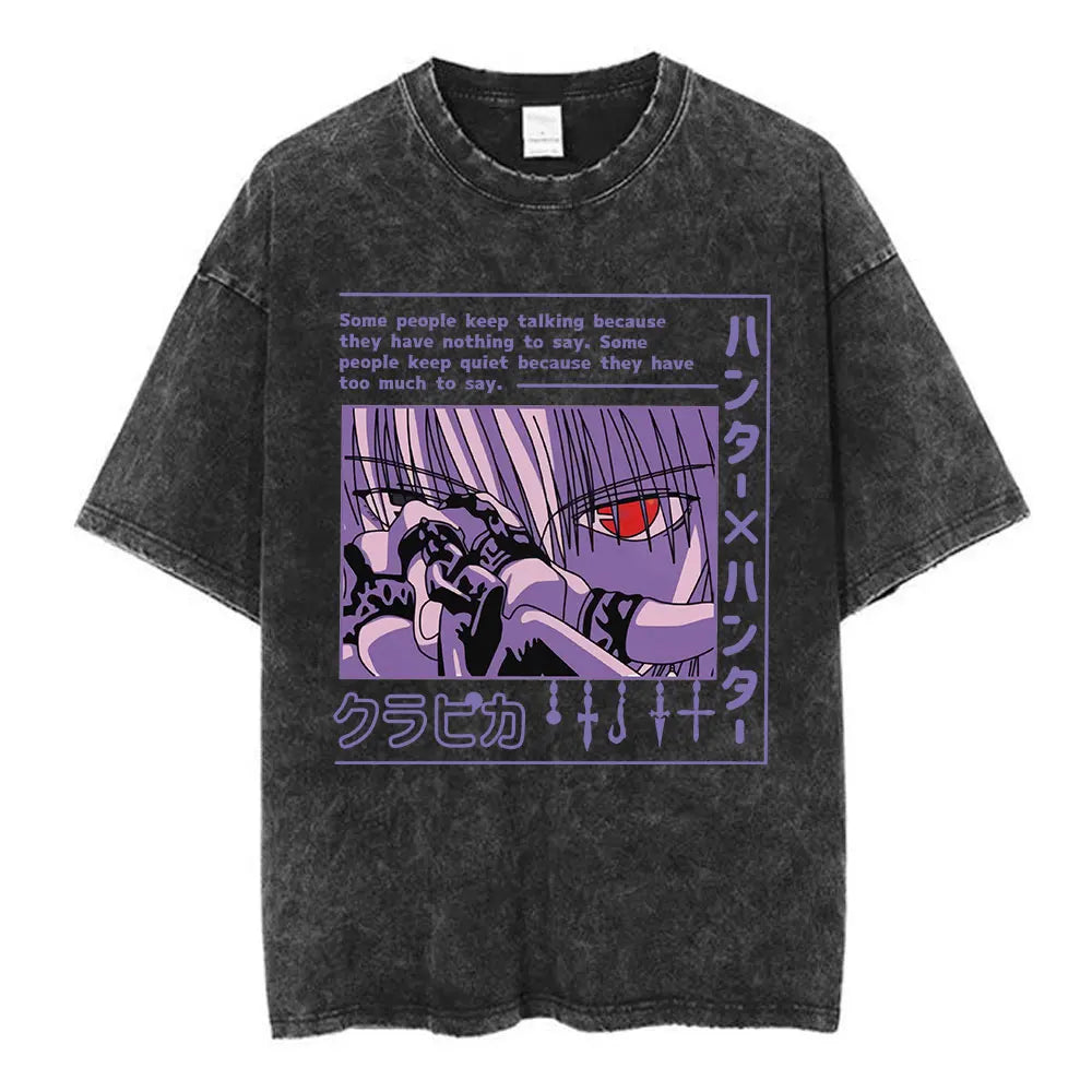 Hunter x Hunter Killua & Gon Vintage Tee – Cherry Blossom Print