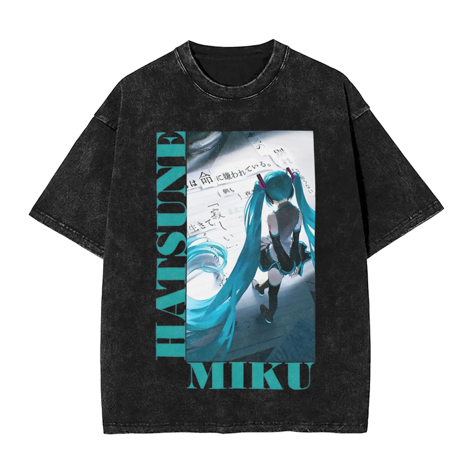 Hatsune Miku — Vocaloid Washed Oversized Tee
