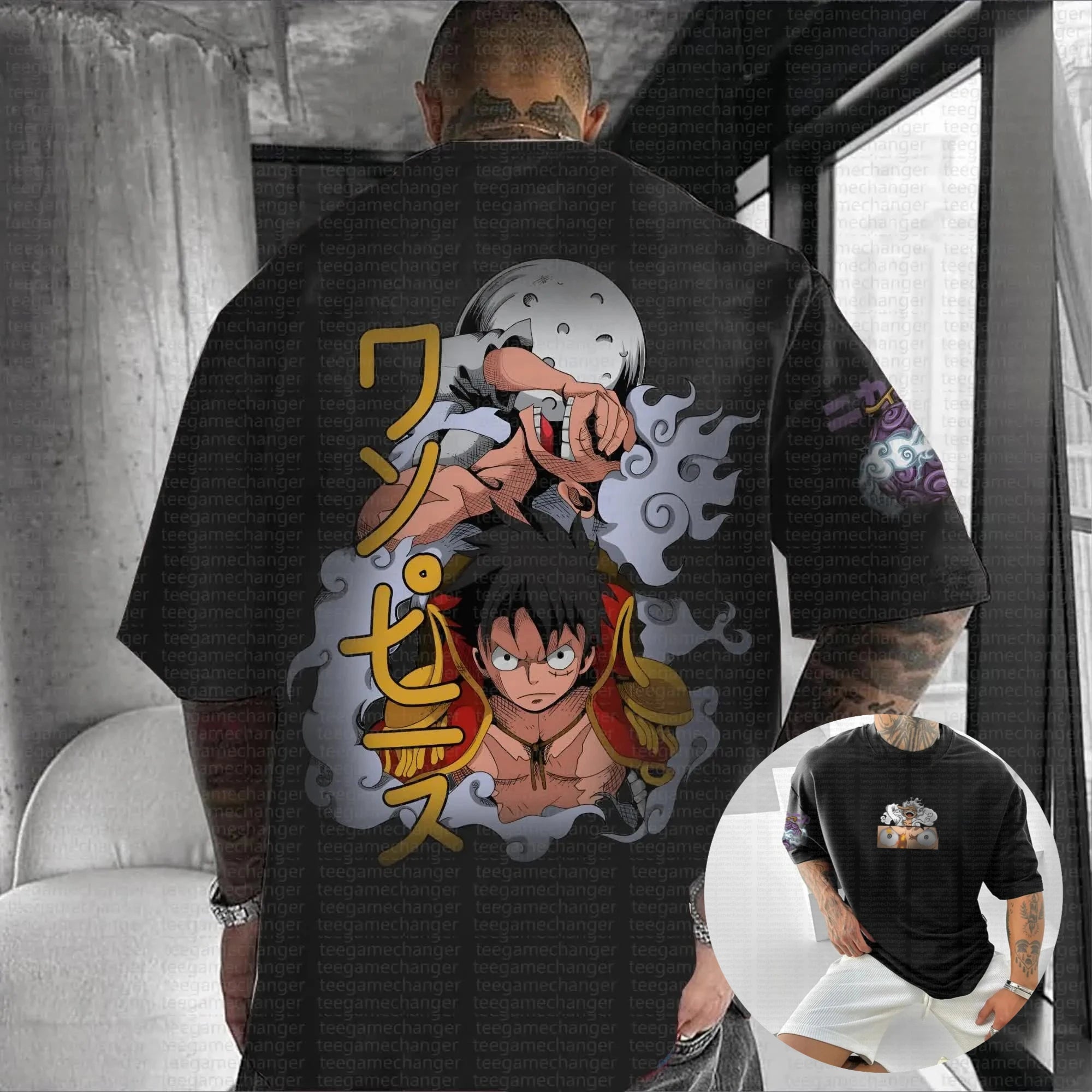 One Piece — Retro Oversized Official Tee - Neon Districts