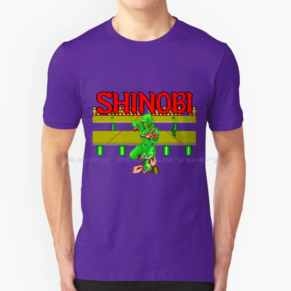 Shinobi — Sega Master System Arcade Ninja Tee - Neon Districts