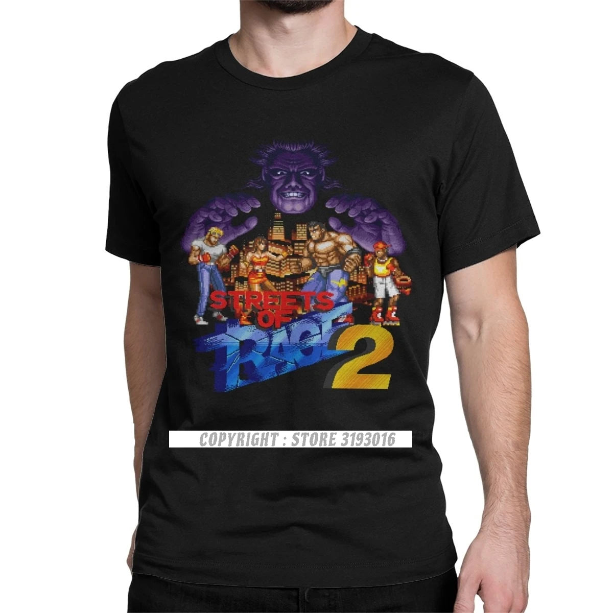 Streets of Rage — Axel & Blaze Retro Beat-Em-Up Tee - Neon Districts