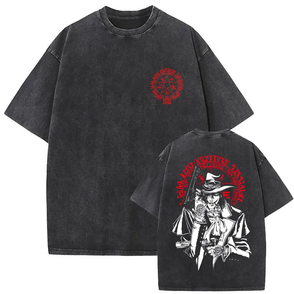 Hellsing Alucard Vintage Tee – Double-Sided 90s Oversized Shirt