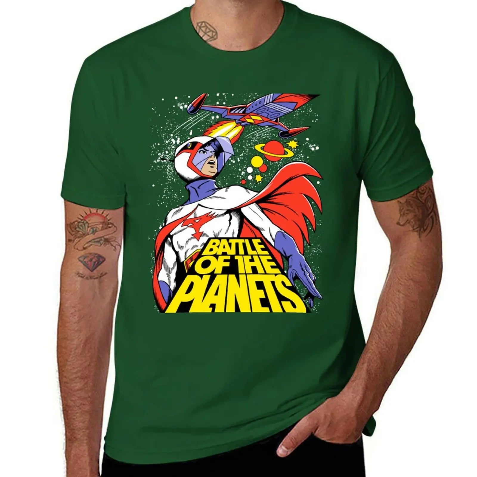 Battle of the Planets G-Force Retro Anime Tee – Retro Graphic Shirt - Neon Districts