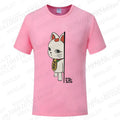 Dandadan Turbo Granny Cat Tee - Kawaii Anime Manga Shirt for Cat Lovers - Neon Districts