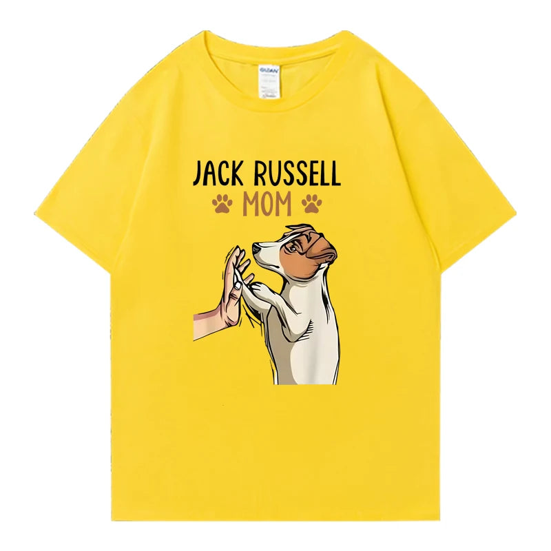 Jack Russell Mom Kawaii Tee - Neon Districts