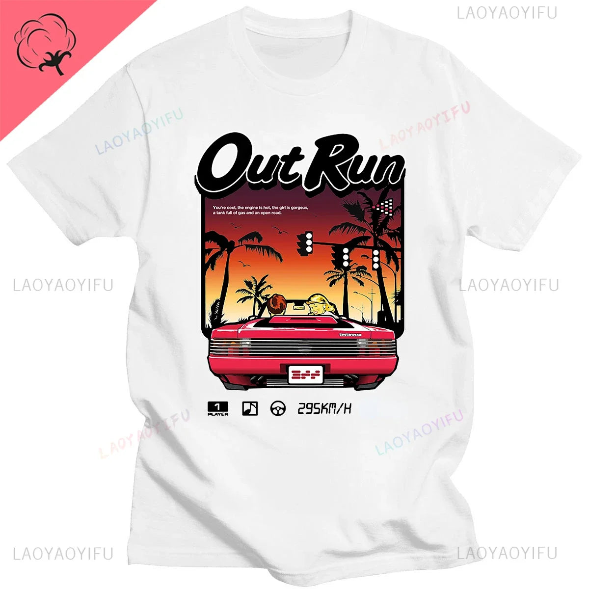 Out Run — 90s Vintage Japan Arcade Tee - Neon Districts