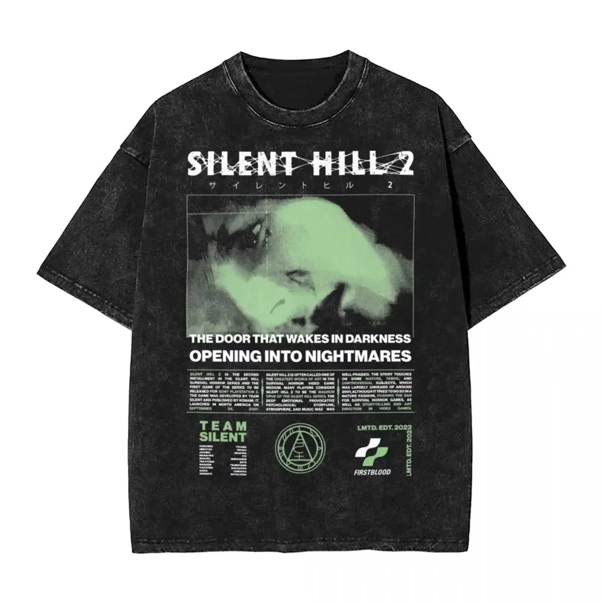 Silent Hill Heaven's Night Washed Tee – Horror Streetwear