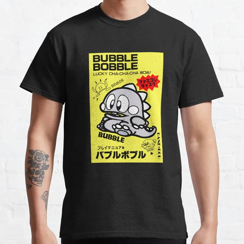 Bubble Bobble — Bub & Bob NES Arcade Retro Tee - Neon Districts