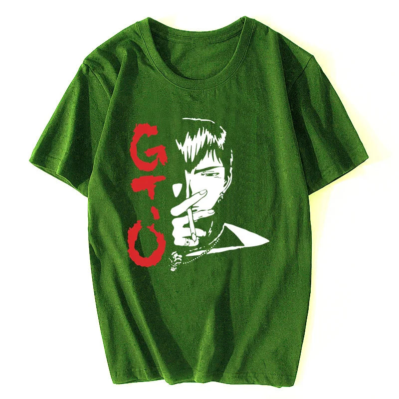 GTO Onizuka Funny Harajuku Tee – Great Teacher Cotton Shirt