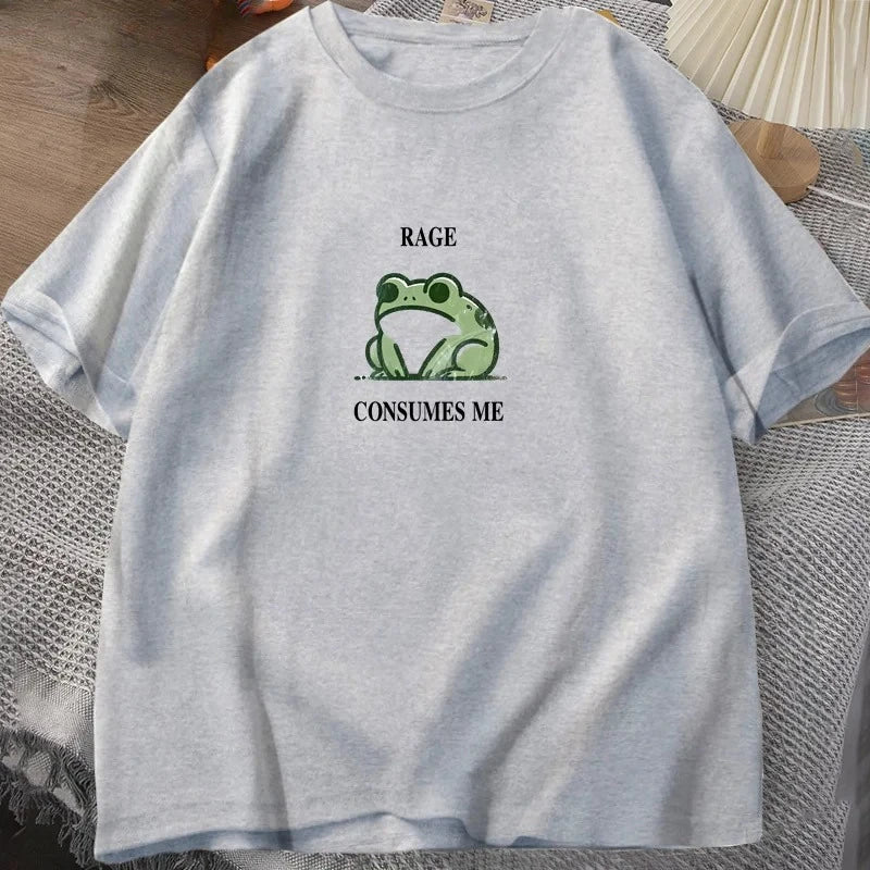 "Rage Consumes Me" — Silly Frog Vintage Graphic Tee - Neon Districts