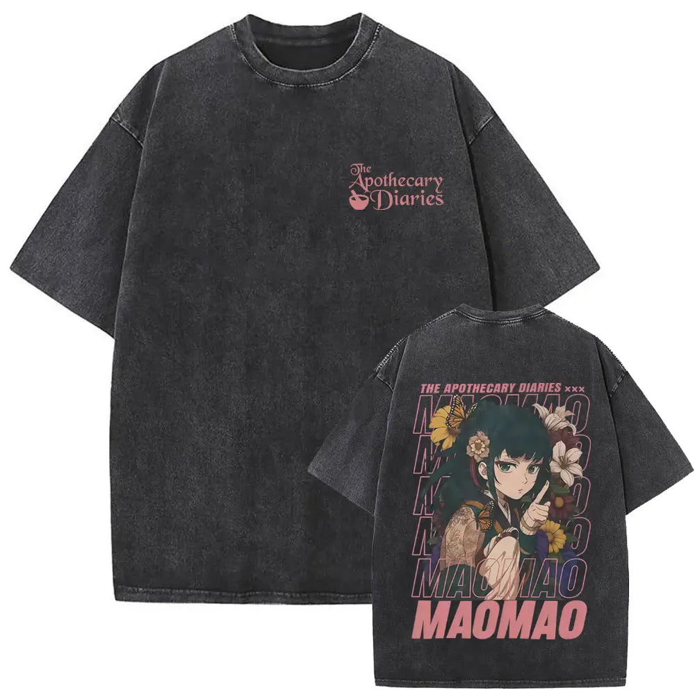 Apothecary Diaries Maomao Vintage Washed Tee – Manga Graphic
