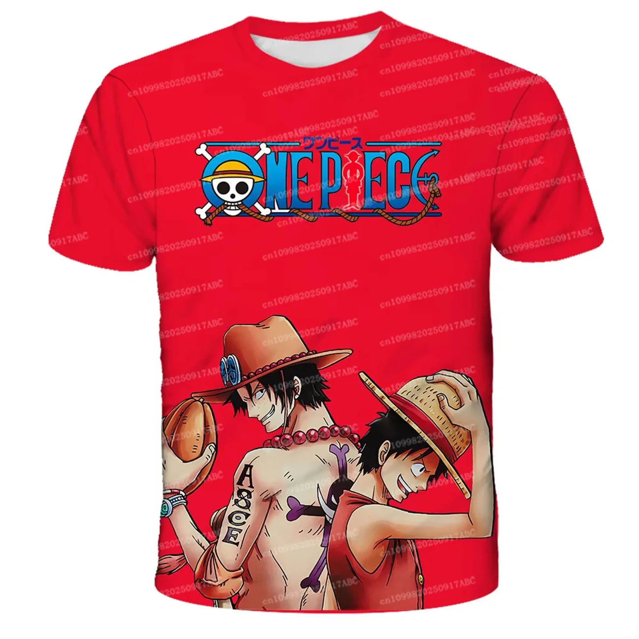 One Piece Luffy Oversized Tee - Neon Districts