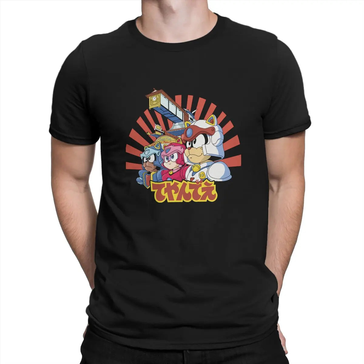 Samurai Pizza Cats — Crew Graphic Tee