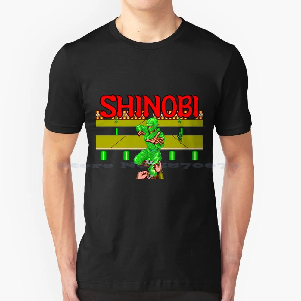 Shinobi — Sega Master System Arcade Ninja Tee - Neon Districts