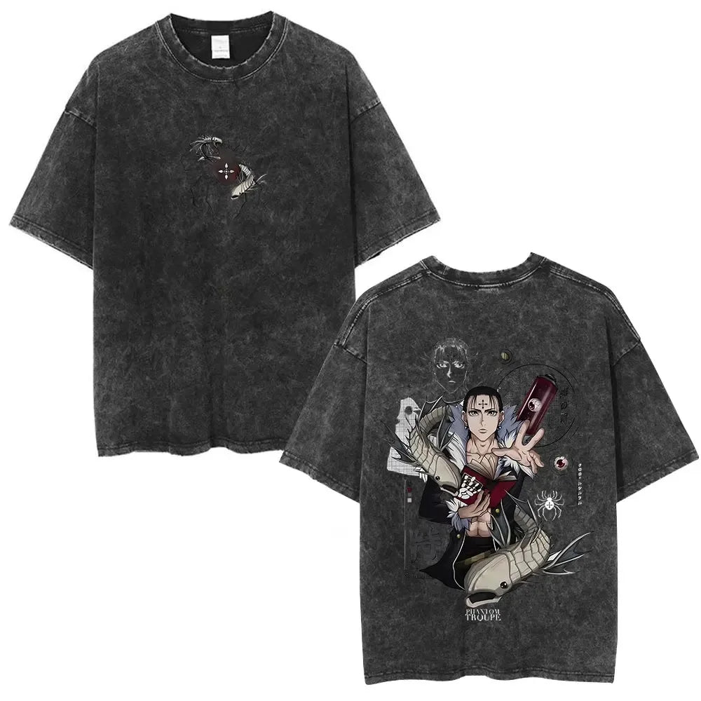 Hunter x Hunter Phantom Troupe Tee – Hisoka Oversized Washed