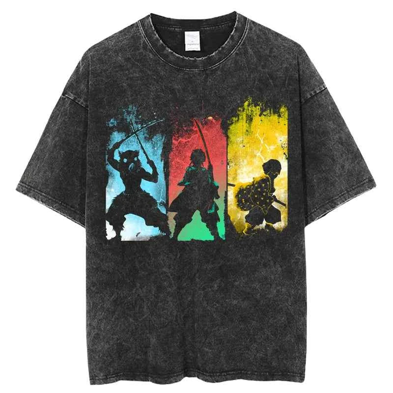 Harajuku Vintage Oversized Graphic Tee