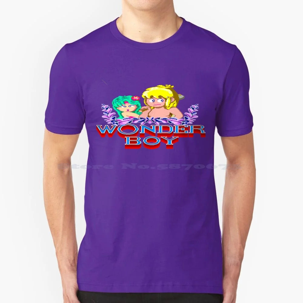 Wonder Boy — Arcade Classic Retro Vintage Tee - Neon Districts