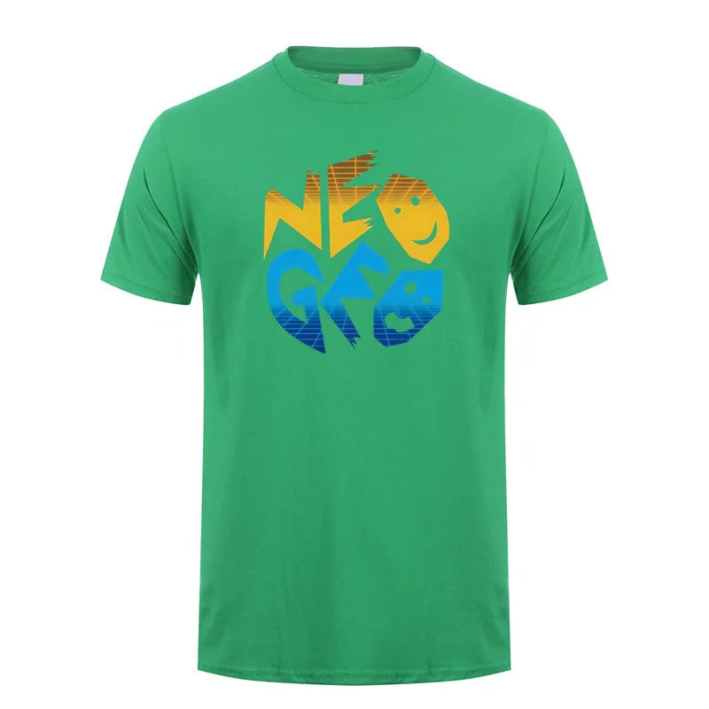 Neo Geo — MVS Summer Cotton Logo Tee - Neon Districts