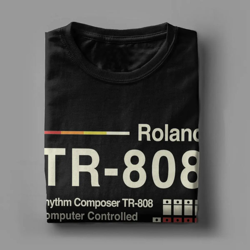 Roland TR-808 — Horizontal Drum Machine Vintage Tee - Neon Districts