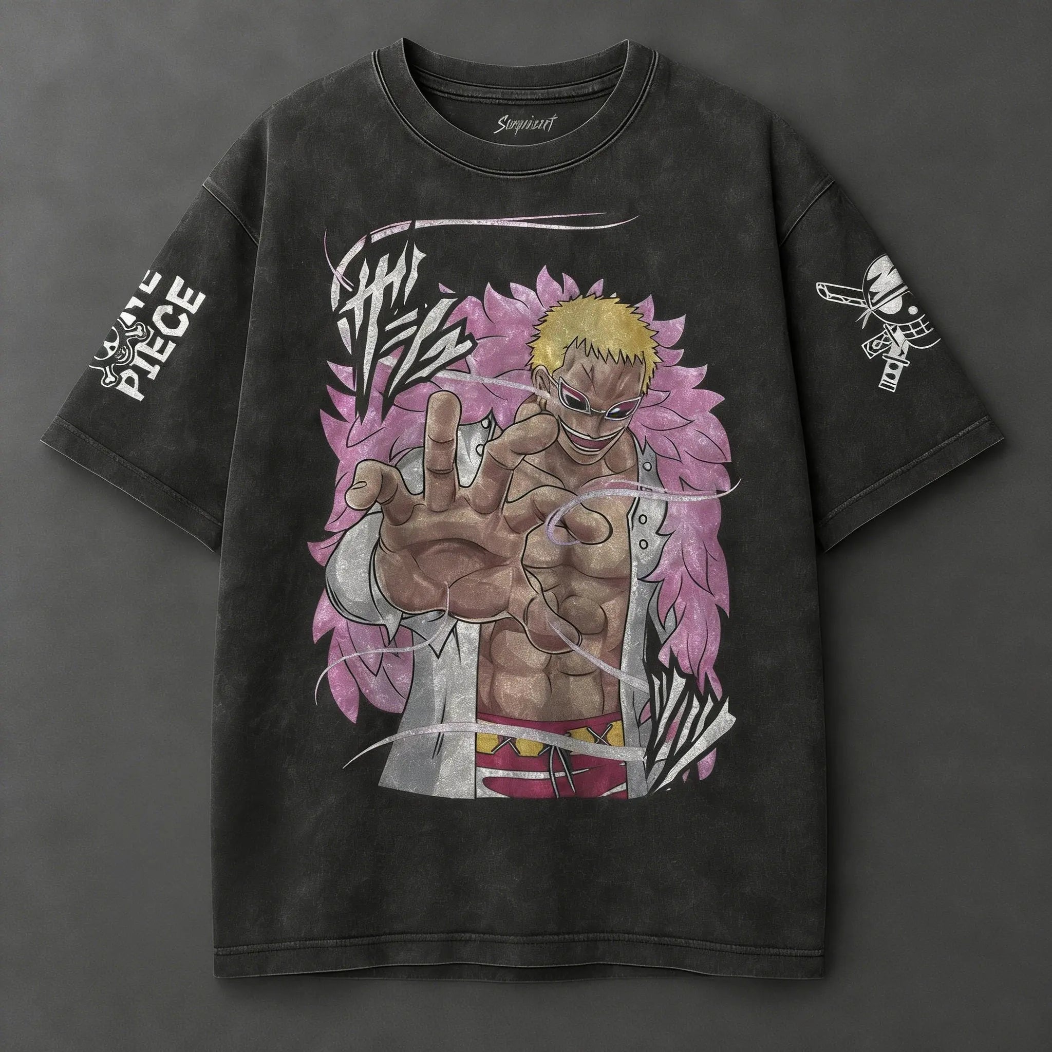 One Piece Zoro & Luffy Harajuku Vintage Tee – Y2K Streetwear